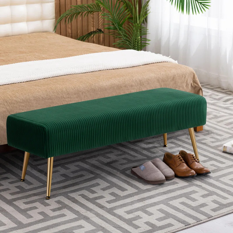 Julietta Upholstered Bench | Wayfair North America