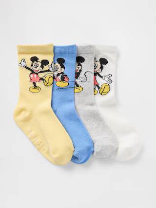 Gap × Disney Baby & Toddler Crew Socks (4-Pack) | Gap (US)