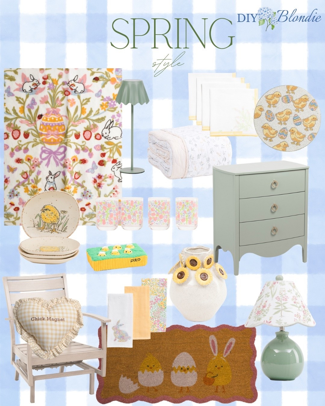 Spring is calling and I am SO ready for all the sweet cottage, bunny, and pastel touches 🌸🐰

I pulled together the prettiest spring home finds that feel cheerful, cozy, and full of charm — from floral linens and scalloped details to the cutest Easter accents and soft cottage-inspired furniture. It’s giving fresh, happy home energy and I’m obsessed.

Comment “green” and I’ll send you the links 🌷

#springdecor #springhome #cottagestyle #easterdecor #grandmillennialstyle #coastalgrandmillennial #southerncharm #prettylittlethings #diyblondieblog #diyblondie

#LTKSeasonal