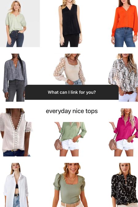 Everyday tops for women all under $50 🙌🏽

Blouses, button ups, shirts, tanks, sleeveless, long sleeve, printed tops, trending tops, Amazon finds, Amazon fashion



#LTKFind #LTKstyletip #LTKSeasonal
