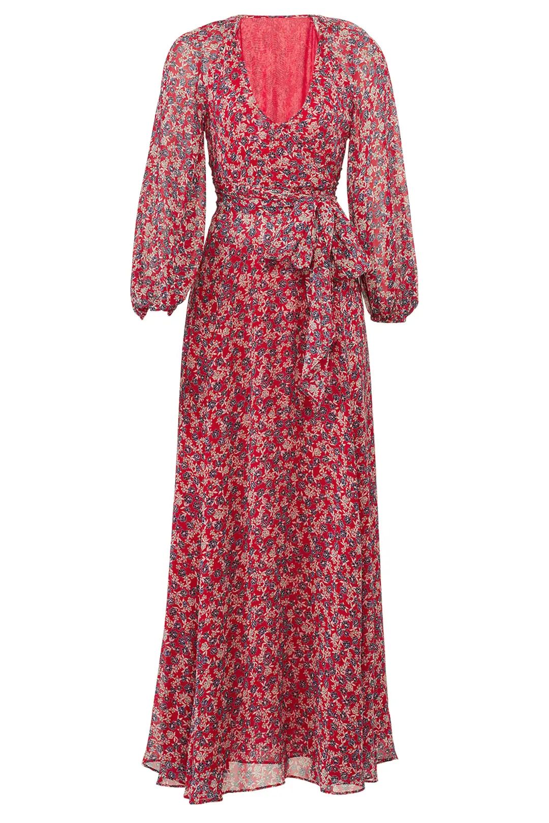 Nicholas Red Blossom Maxi | Rent The Runway