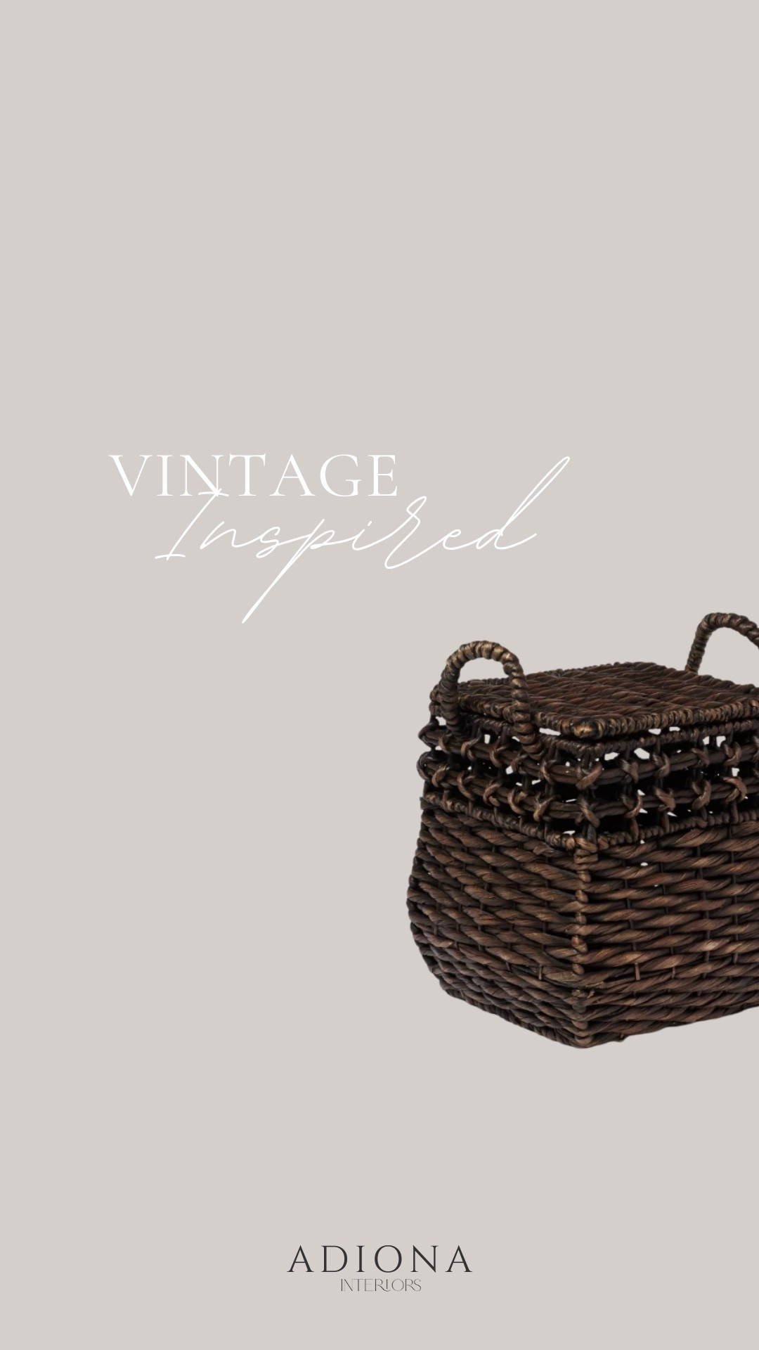 Vintage inspired basket 

Target home, home decor, budget home 

#LTKSeasonal #LTKHome #LTKSummerEdit