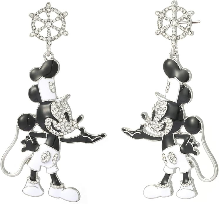 Madison Tyler Cute Earrings for Brides Mouse Dangle Earrings | Delicate Rhinestone Animal Earring... | Amazon (US)