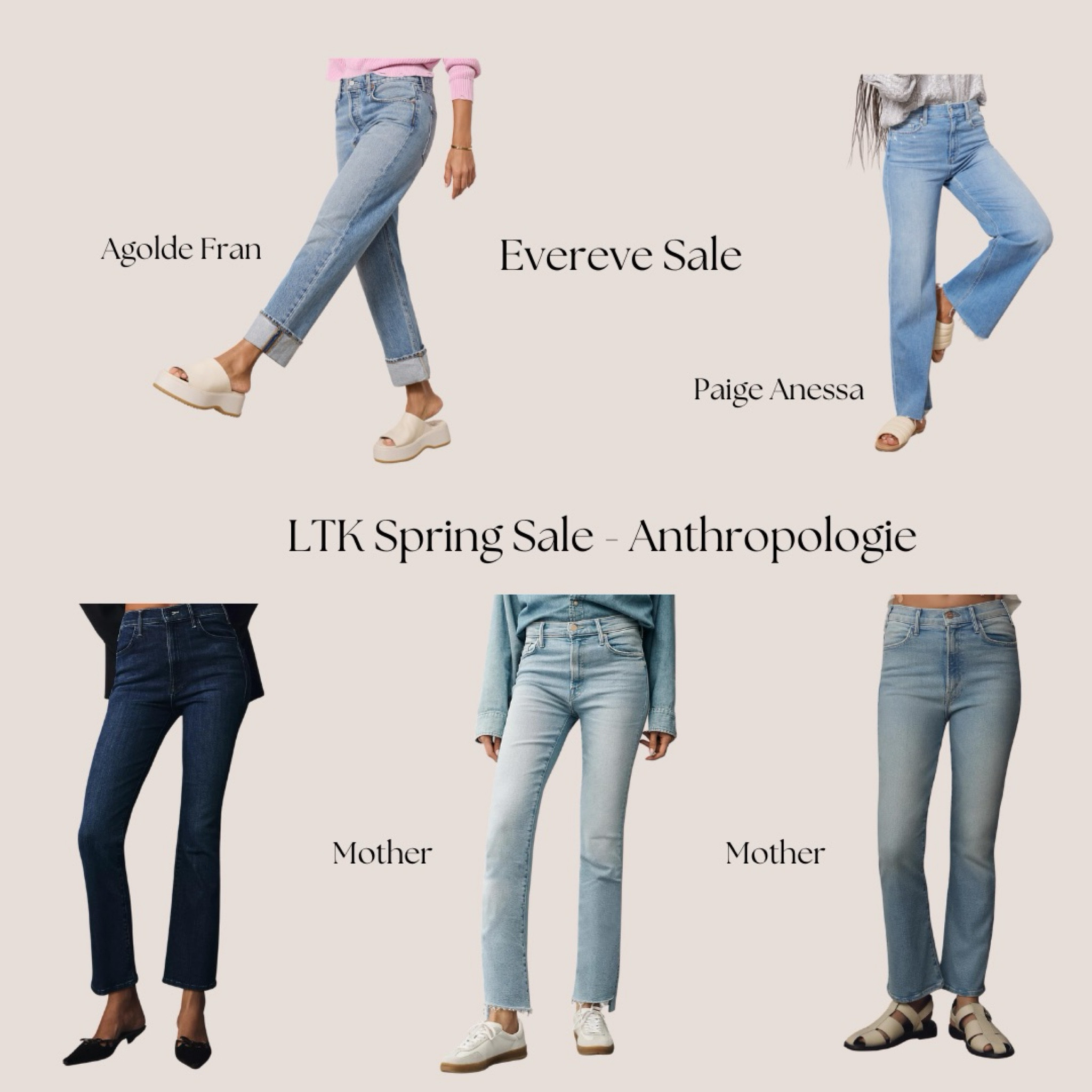 Your favorite jeans are on sale! 

Evereve sale
#ltkspringsale at #anthropologie

#LTKSeasonal #LTKSpringSale #LTKover40