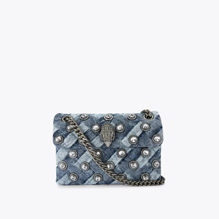 mini denim kensington bag | Kurt Geiger US