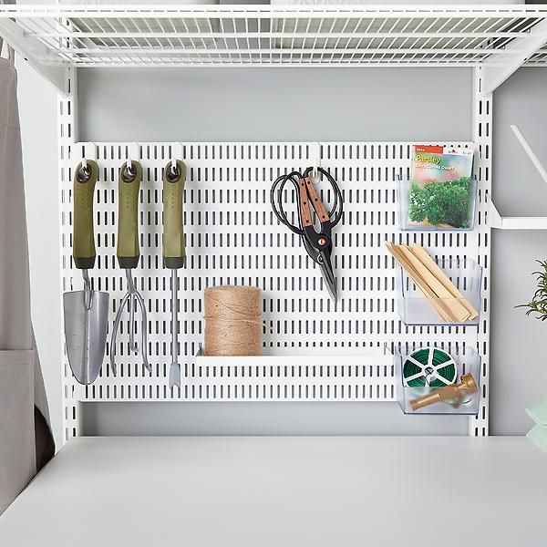 Elfa Utility Pegboard | The Container Store