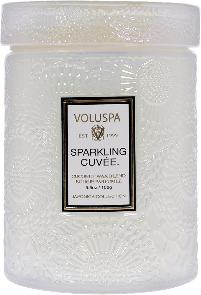 Voluspa Sparkling Cuvee, Small Candle Jar, 5.5 oz, 50 Hour Burn Time, Coconut Wax for Clean Burni... | Amazon (US)