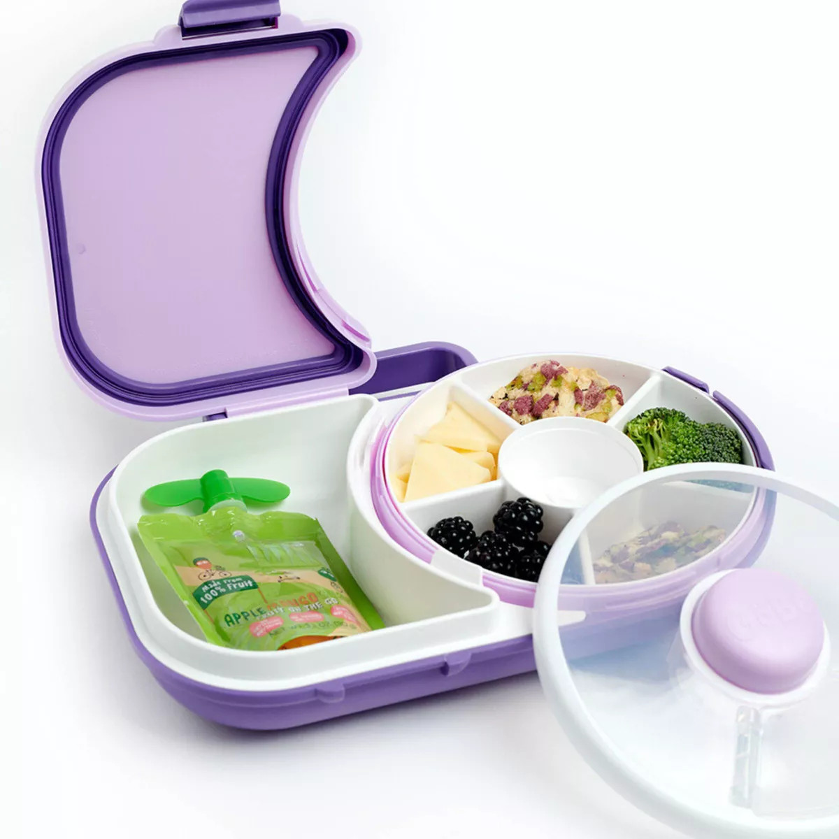 GoBe Kids' 2-in-1 Bento Style Lunchbox with Small Snack Spinner Flip | Target