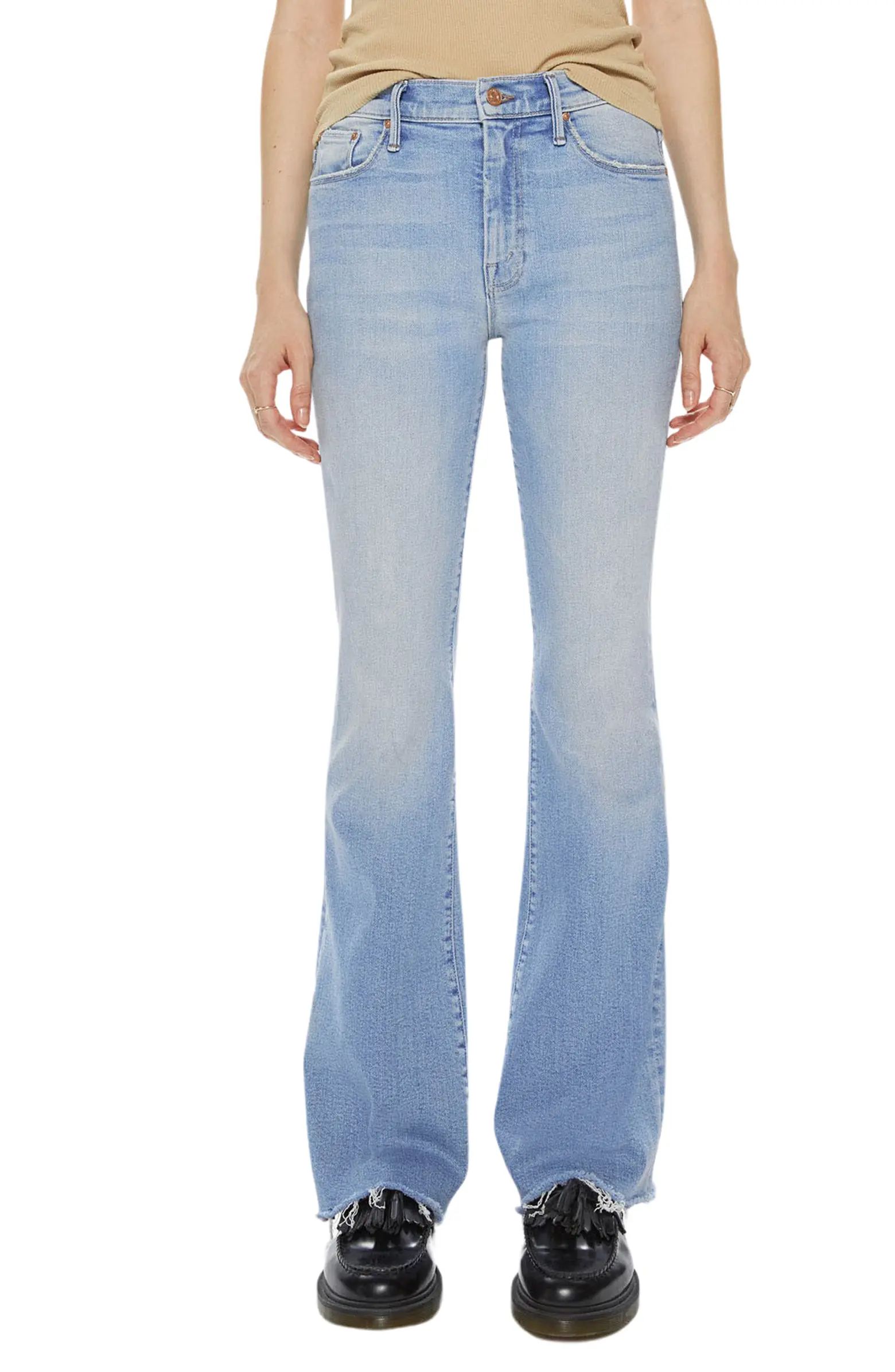 The Weekend Fray Hem Bootcut Jeans | Nordstrom