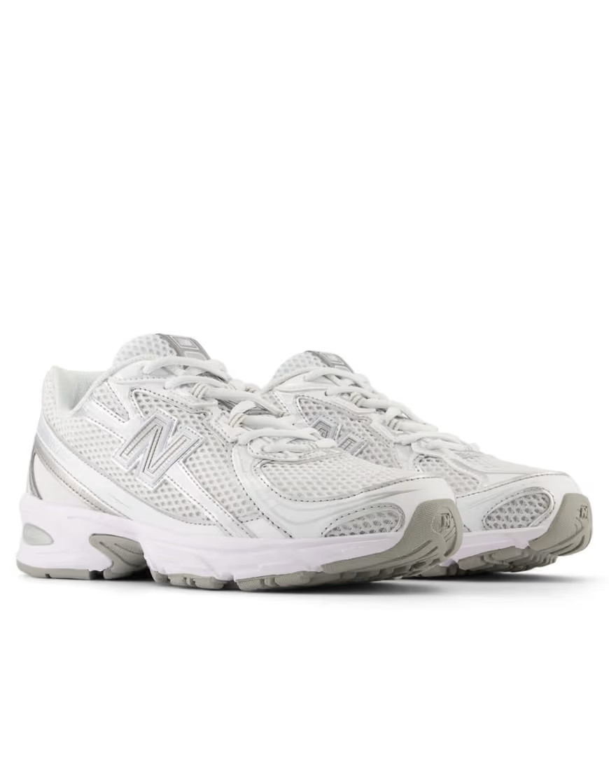 New Balance 740 sneakers in white and silver | ASOS (Global)