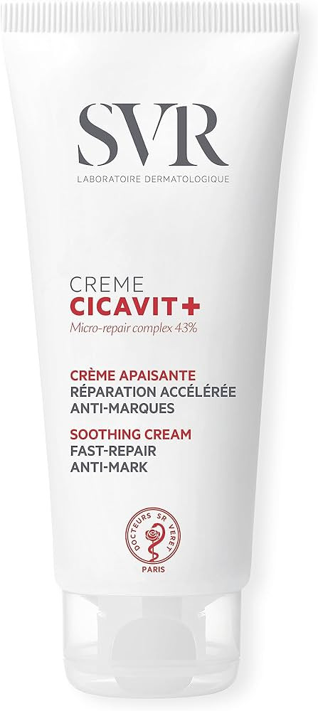 SVR CICAVIT+ Scar Cream for Damaged Skin. Wound Healing Barrier Cream For Adults. Nappy Rash, Chi... | Amazon (UK)