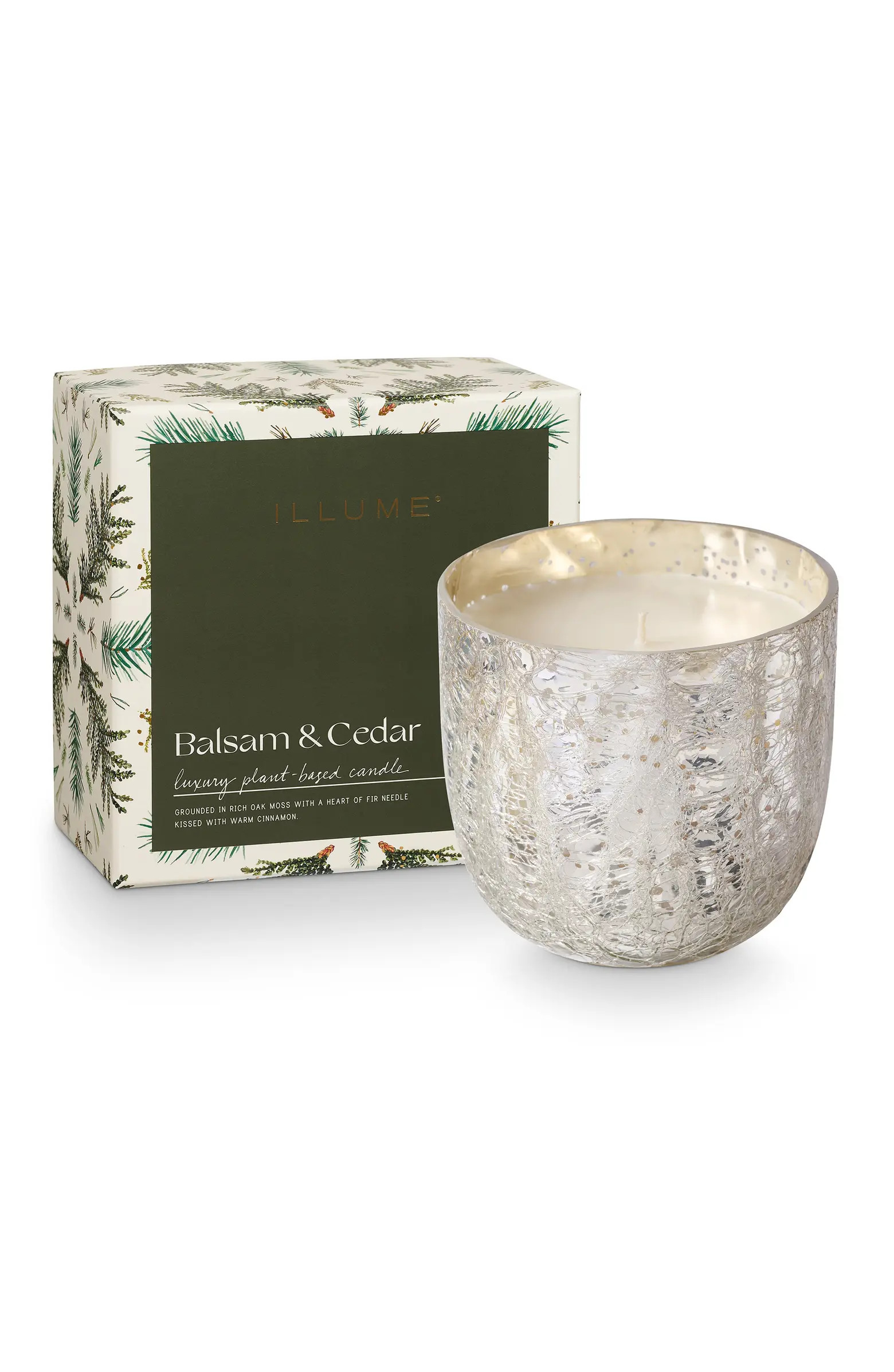 Balsam & Cedar Mercury Glass Candle | Nordstrom