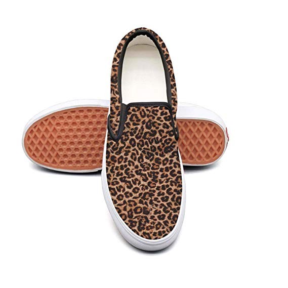 SEERTED Leopard Cheetah Print Classic Brown Comfortable Sneakers for Women Walking | Amazon (US)