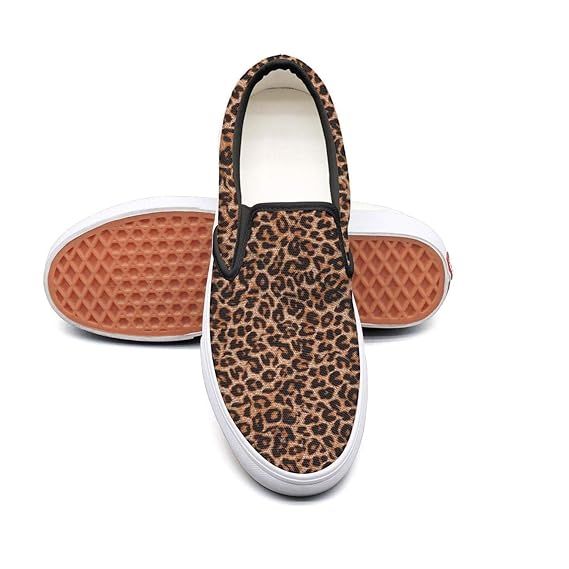 SEERTED Leopard Cheetah Print Classic Brown Comfortable Sneakers for Women Walking | Amazon (US)