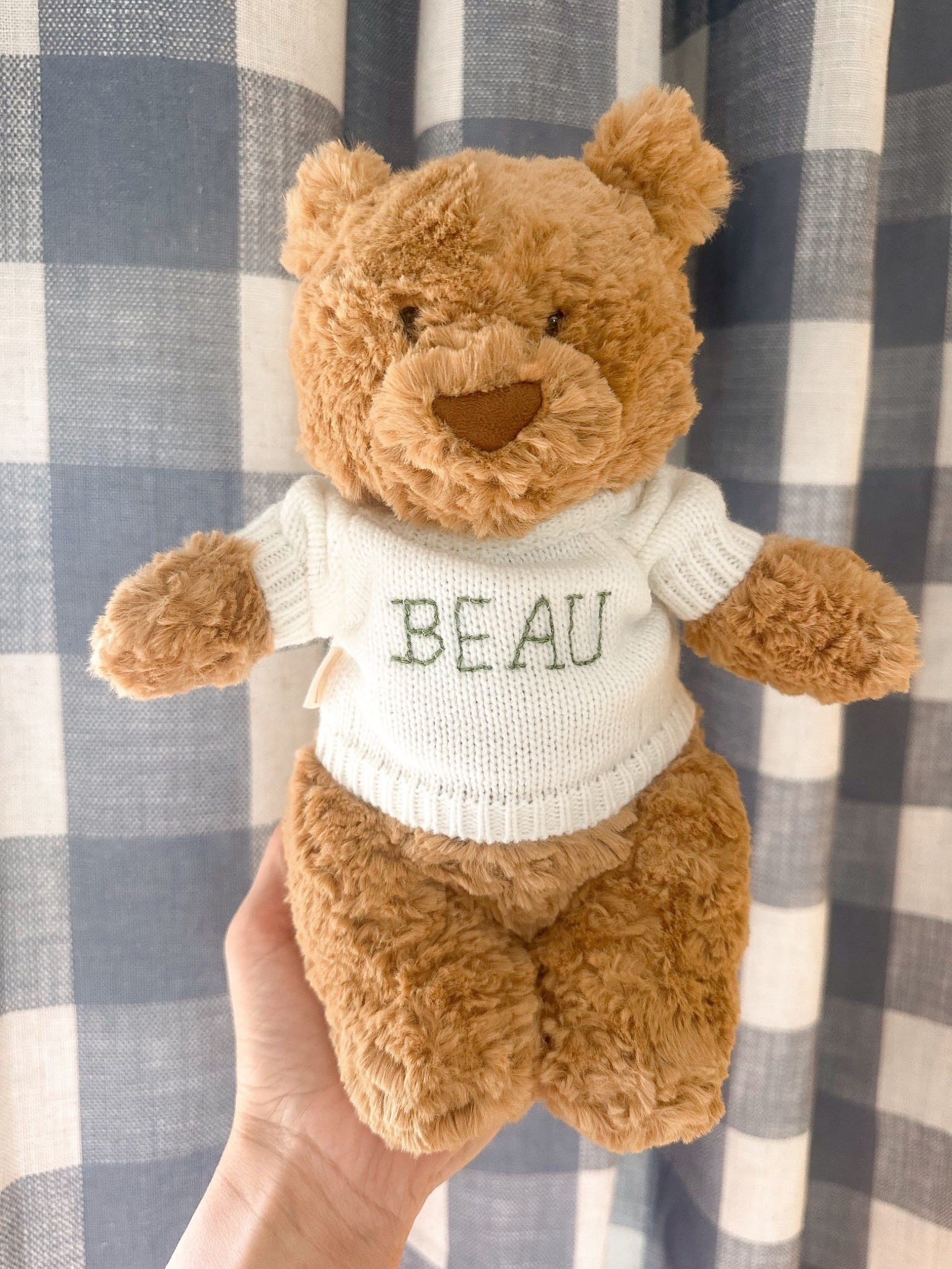 Cutie little hand embroidered jumper for Bartholomew Bear  

#LTKGiftGuide #LTKKids #LTKSeasonal