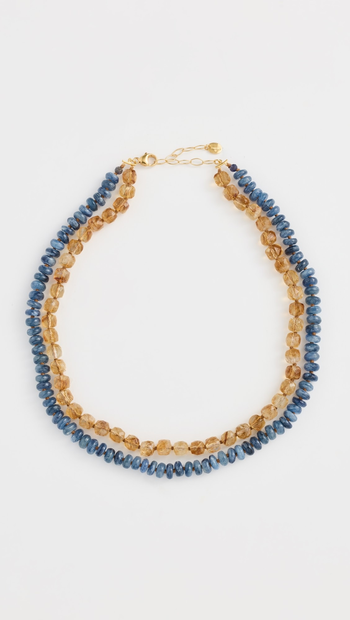 Citrine and Kyanite Double Strand Necklace | Shopbop