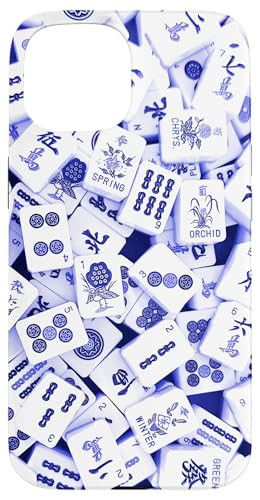 Blue Mah Jong Tiles, Mah Jongg, Mahjong Game Tiles Case for iPhone 15 | Amazon (US)