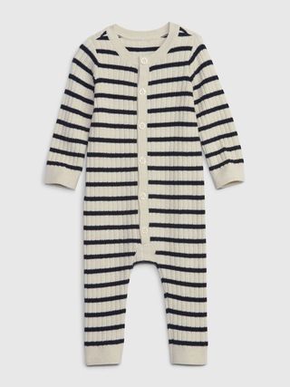 Baby CashSoft Stripe Sweater One-Piece | Gap (US)