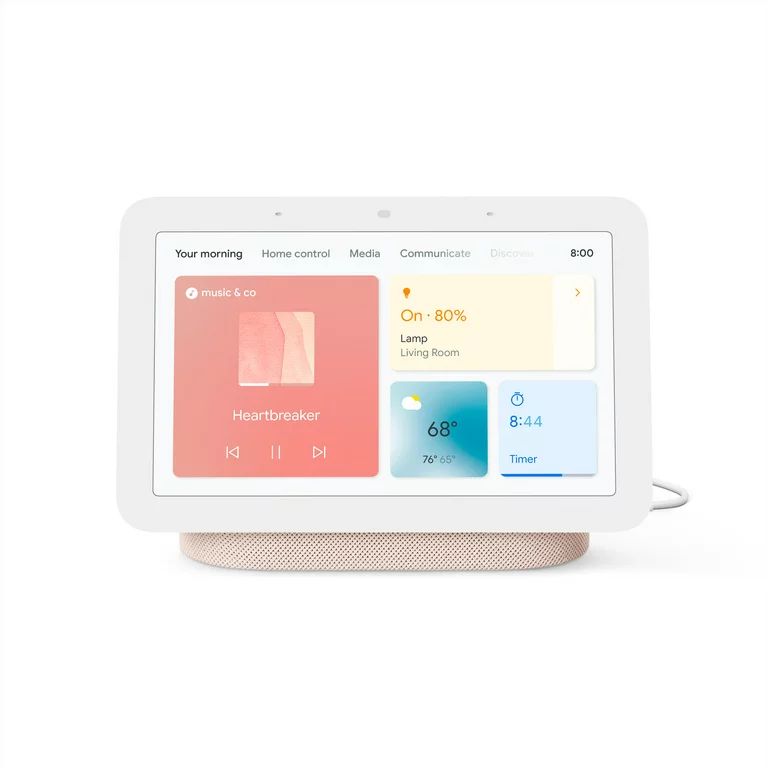 Google Nest Hub 2nd Gen - Smart Home Display with Google Assistant - Sand | Walmart (US)