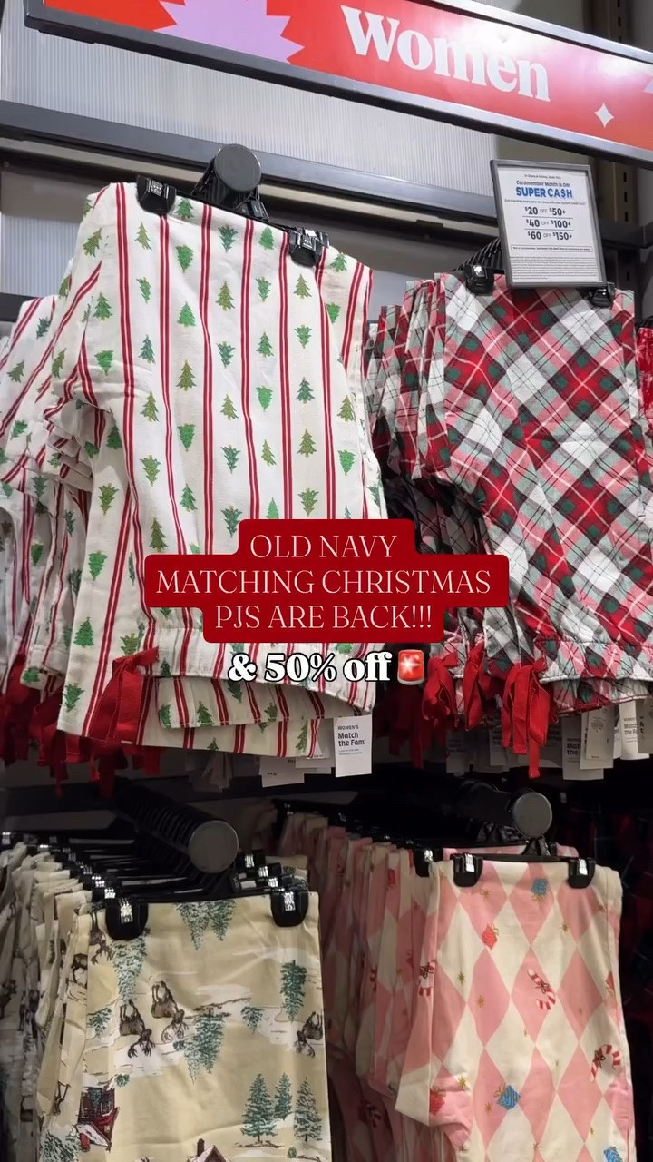 @oldnavy matching Christmas pjs are back🙌🏽❤️🎄🎁🎅🏼

#oldnavy #oldnavyfinds #oldnavychristmaspjs #christmaspjs #familychristmaspjs