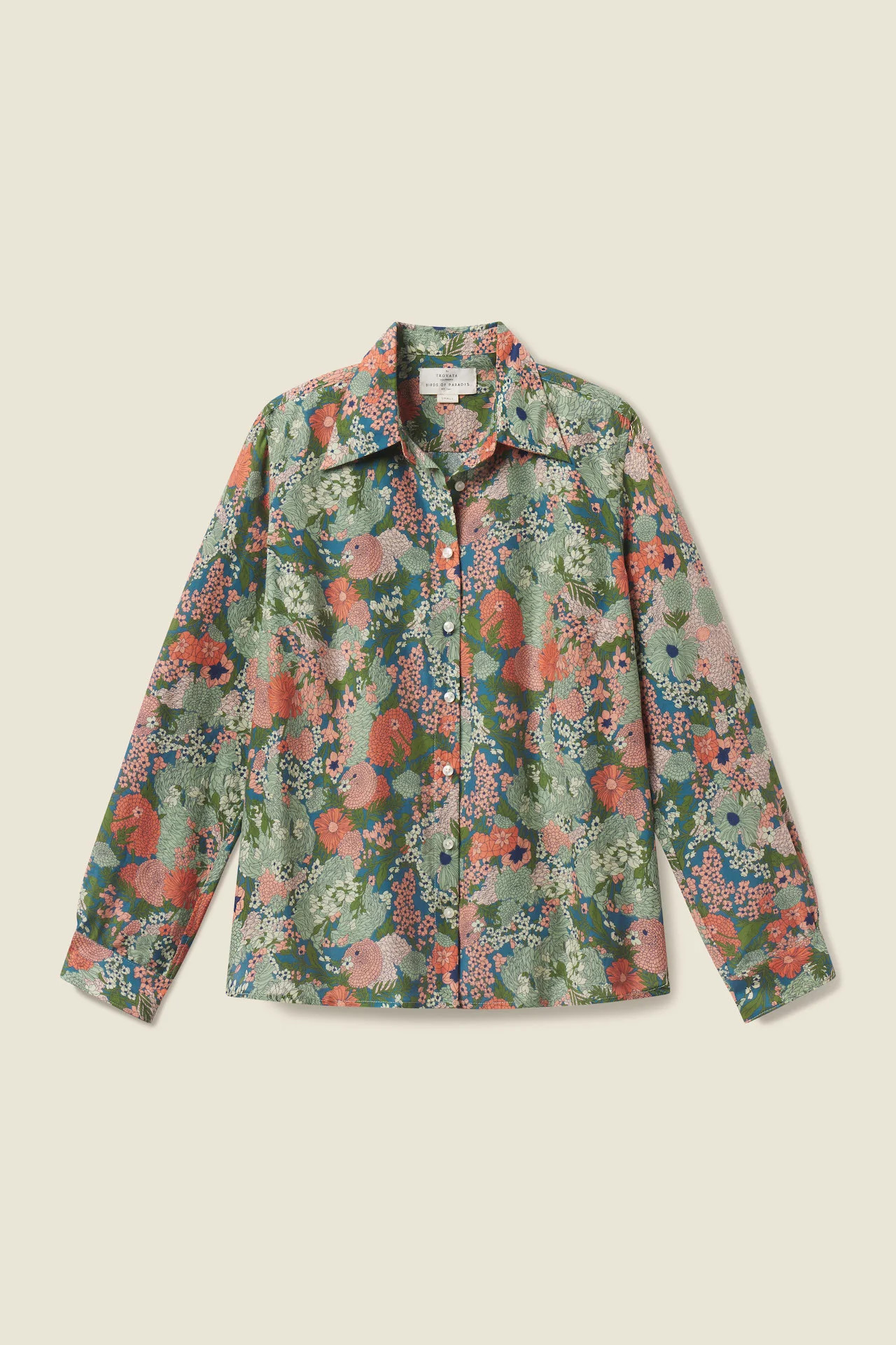 Jacquelin Shirt Tranquil Mist | TROVATA