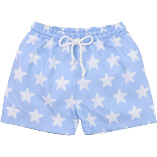 Blue And White Star Swim Trunks | Cecil and Lou