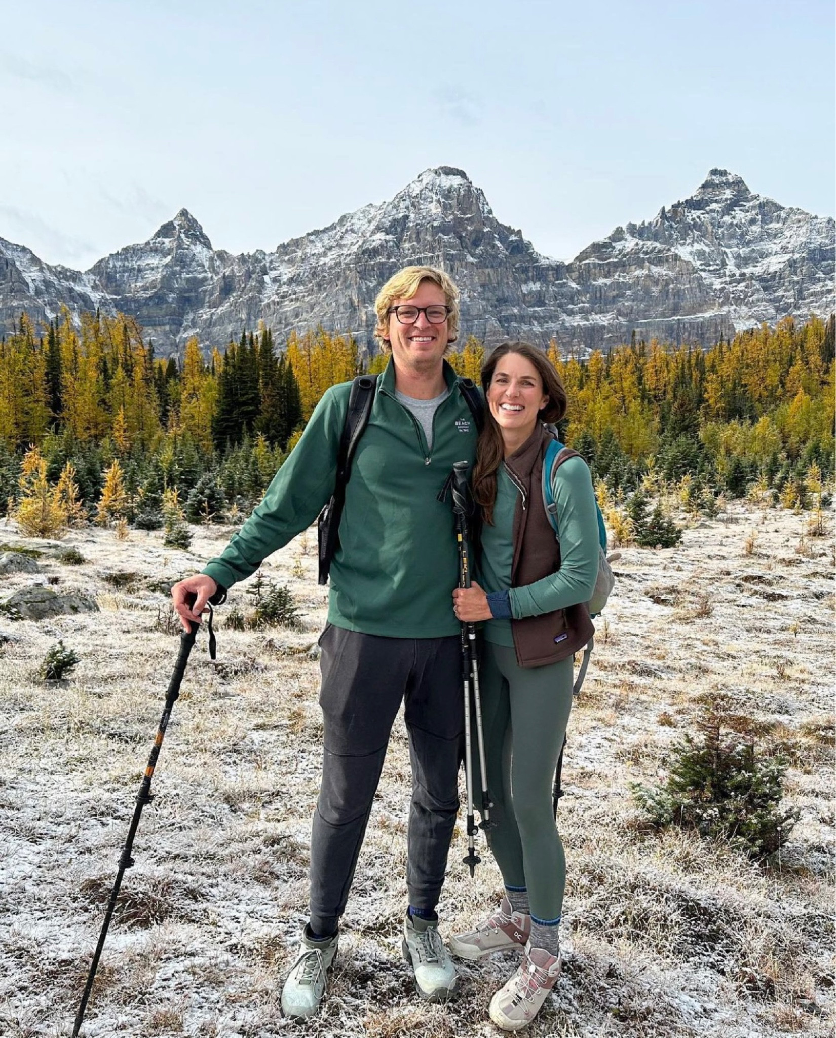 Hiking outfit from last week - Lululemon align leggings in color dark forest, layers of active tops to stay warm, socks and backpack from Amazon and On Running hiking boots (40% off at time of posting) 

#LTKsalealert #LTKfitness #LTKtravel