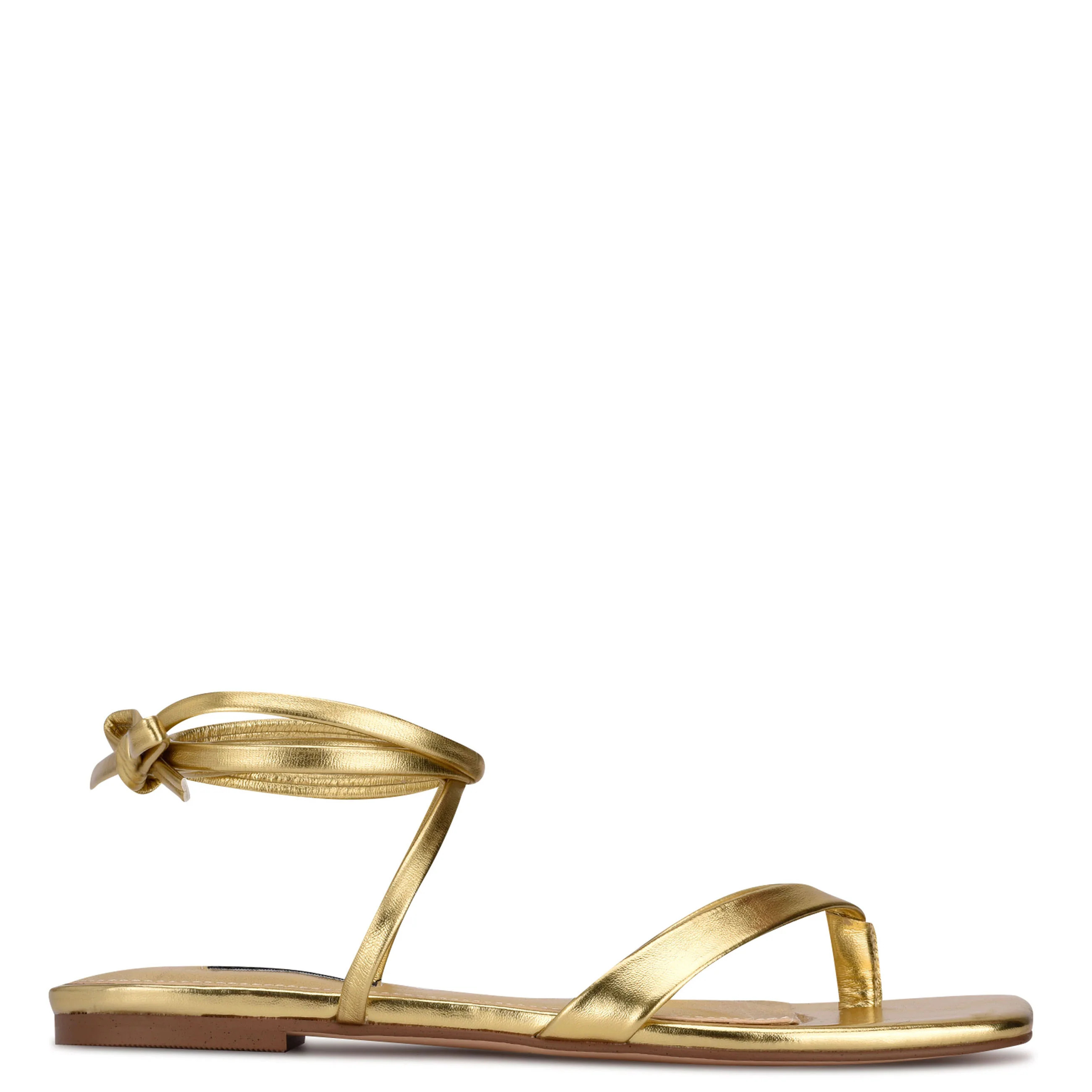 News Ankle Wrap Flat Sandals | Nine West (US)
