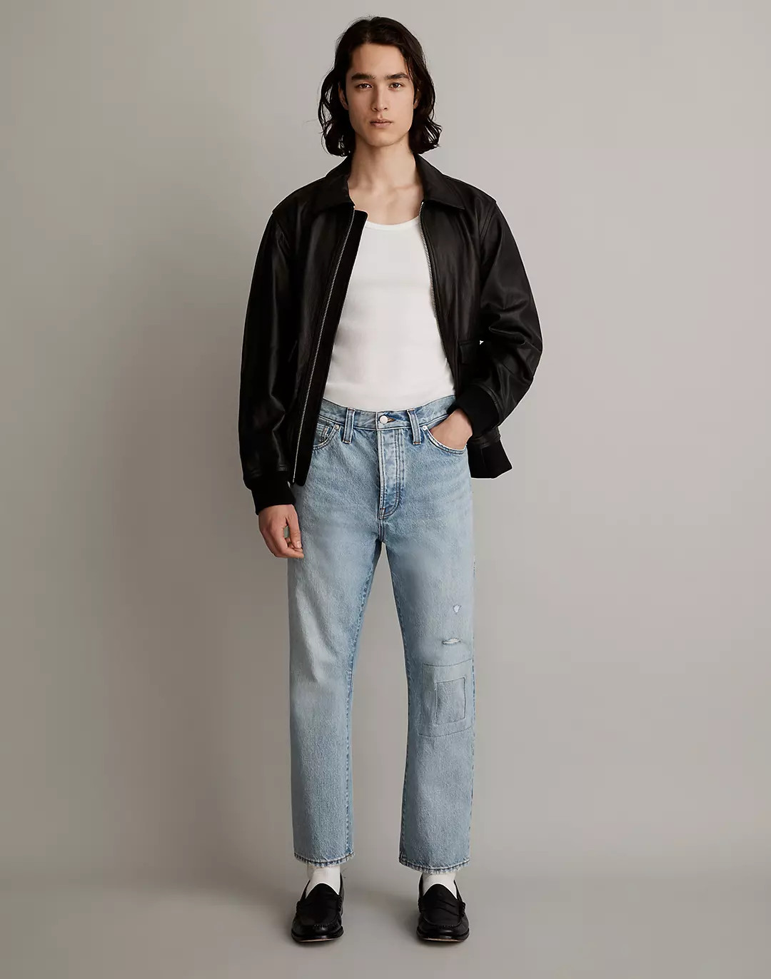 Vintage Bootcut Jeans in Bendale Wash: Patchwork Edition | Madewell