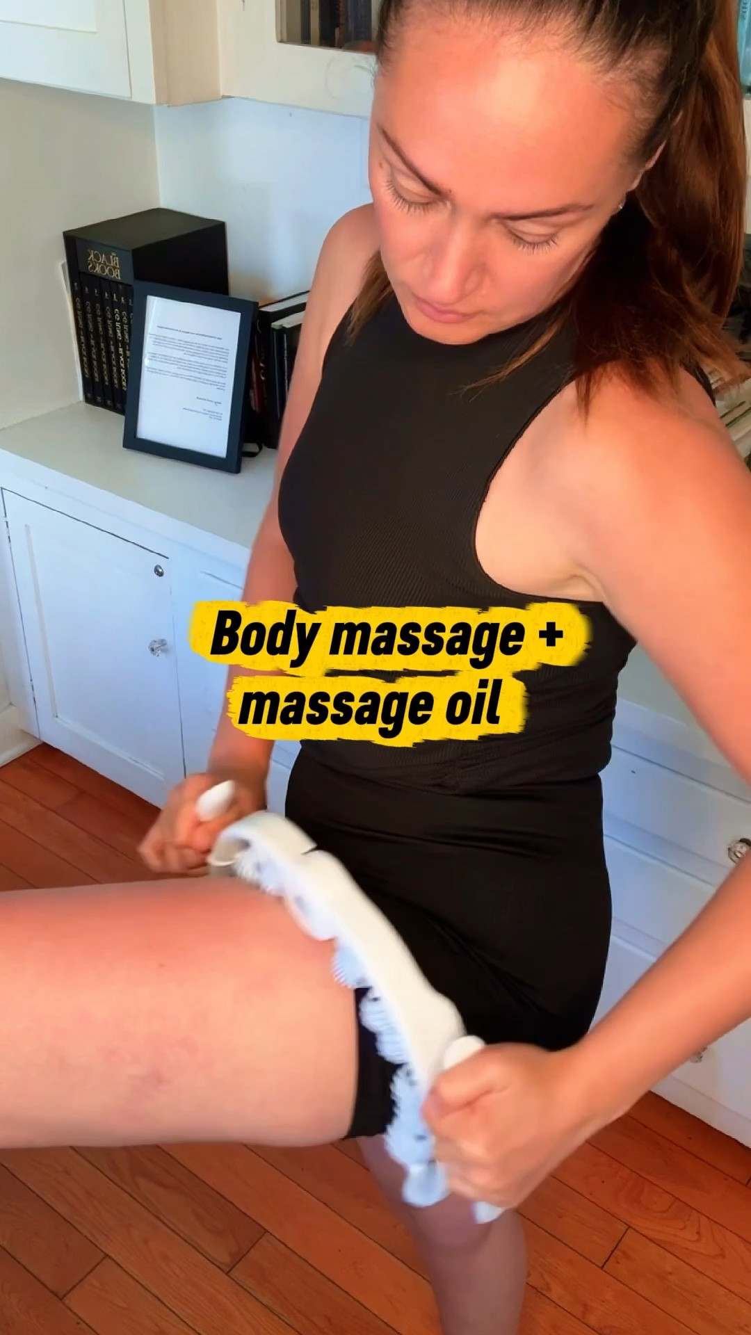 Puffy legs after a long day?
I use this massage roller with body oil. It feels relaxing and refreshing. My skin feels softer afterward. Linked below

#LTKbeauty