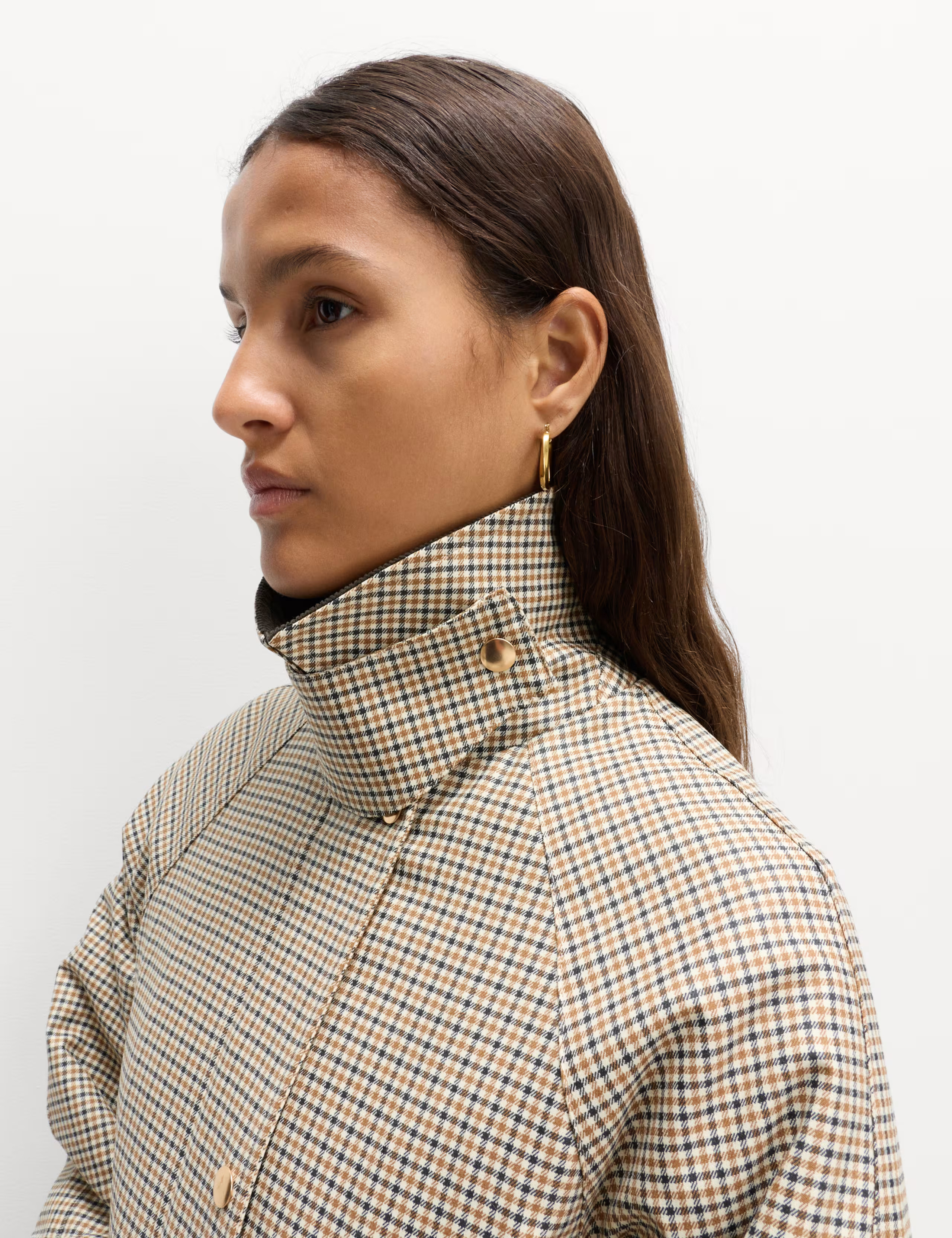 Waxed Look Checked Utility Jacket | M&S Collection | M&S | Marks & Spencer (UK)