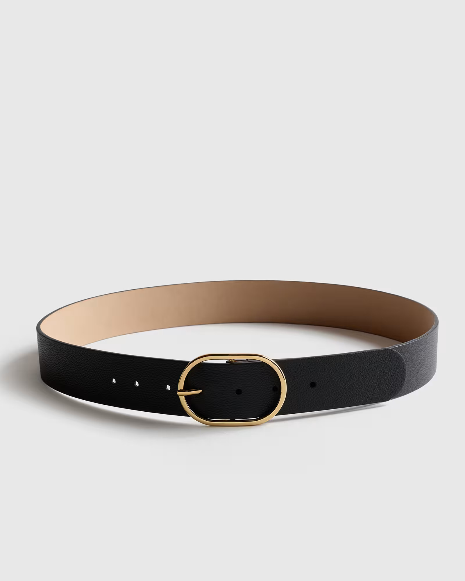 Cleo Oval European Leather Belt | Quince