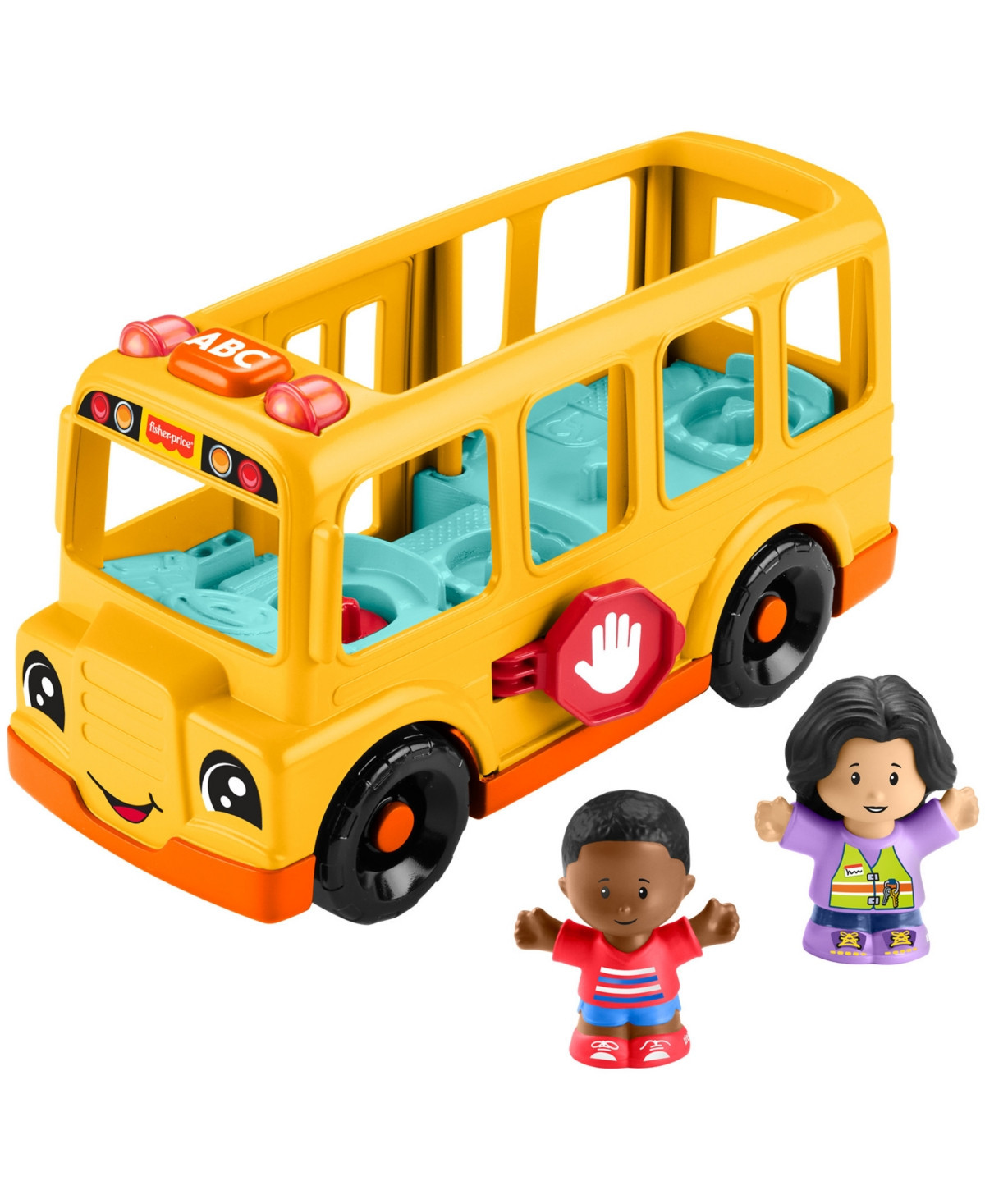 Fisher-Price Little People School Bus Musical Toddler Toy Vehicle with 2 Figures - Multi-Color | Macy's