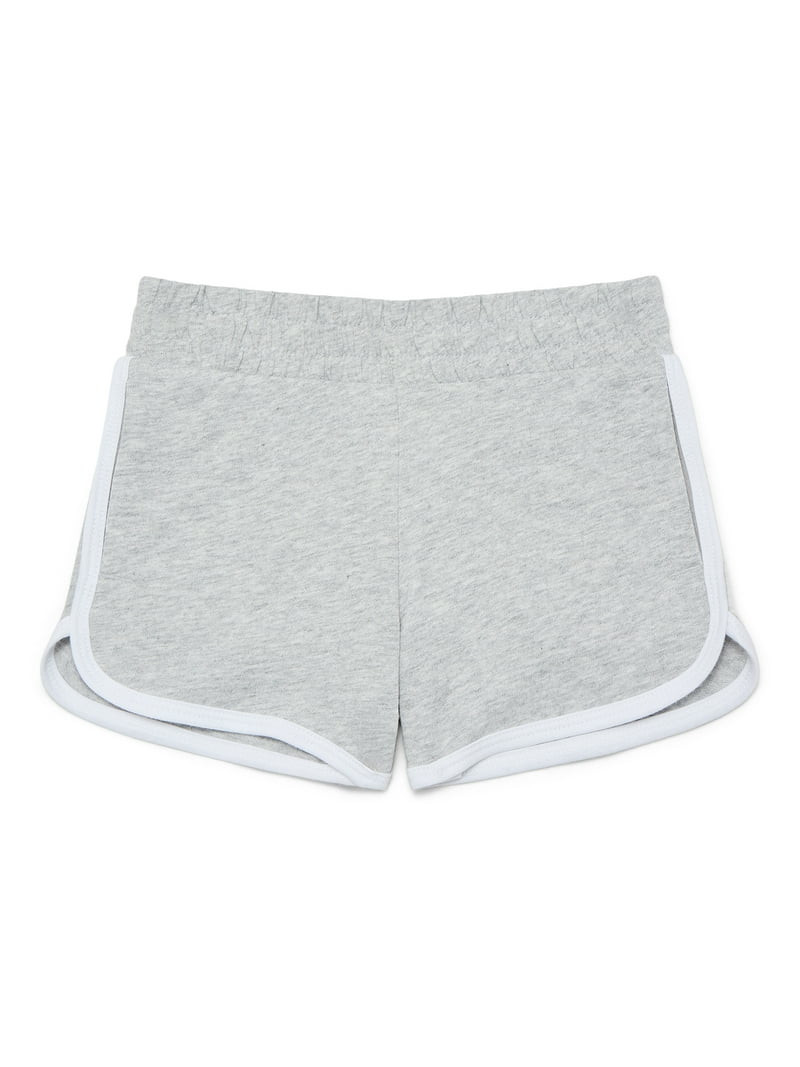 Wonder Nation Girls Dolphin Hem Shorts, Sizes 4-18 & Plus | Walmart (US)