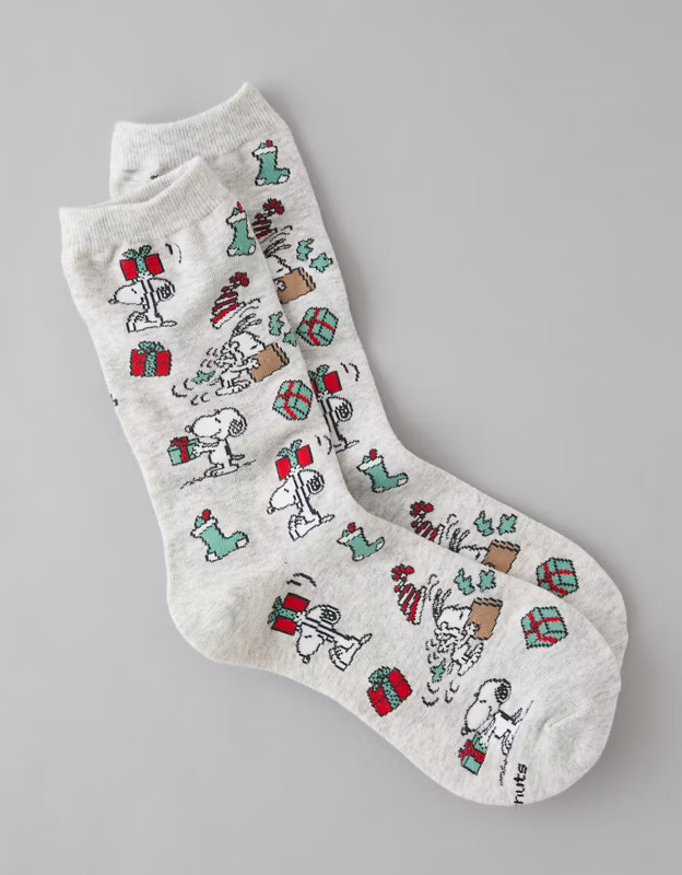 AE Snoopy Crew Socks | American Eagle Outfitters (US & CA)
