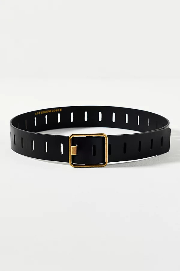 By Anthropologie Notched Square Buckle Belt | Anthropologie (US)