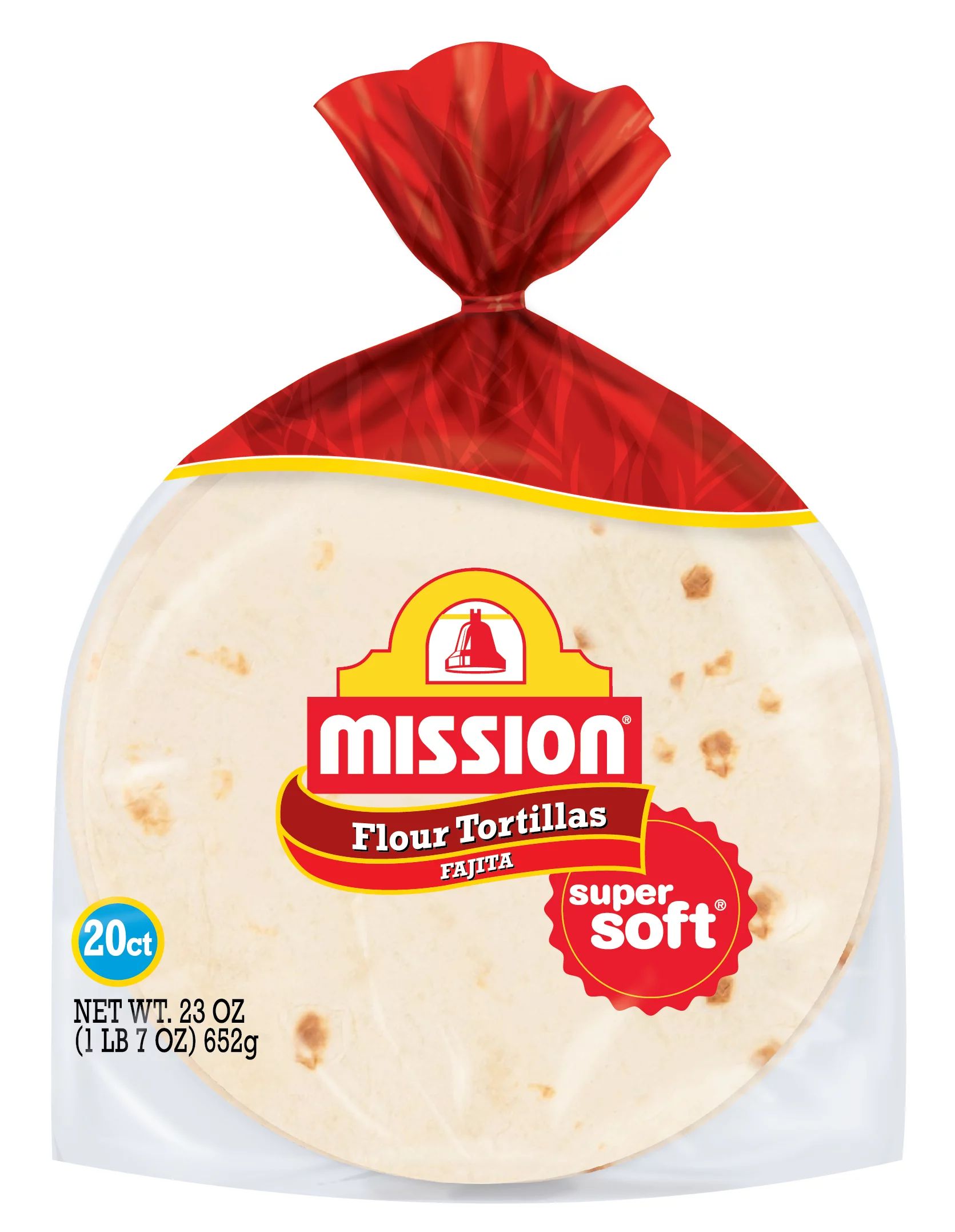 Mission Fajita Flour Tortillas, 23 Oz, 20 Count | Walmart (US)