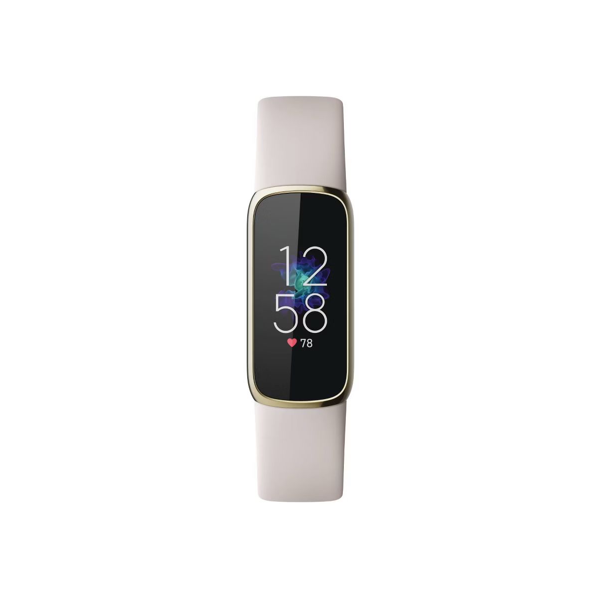 Fitbit Luxe Activity Tracker Soft Gold with Porcelain White Band | Target