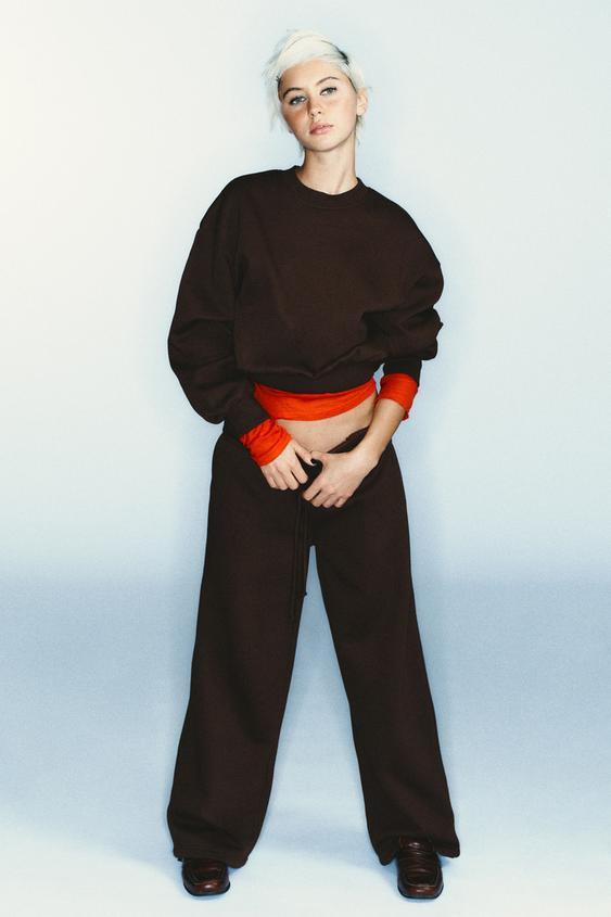 BASIC PLUSH SWEATSHIRT | Zara UK