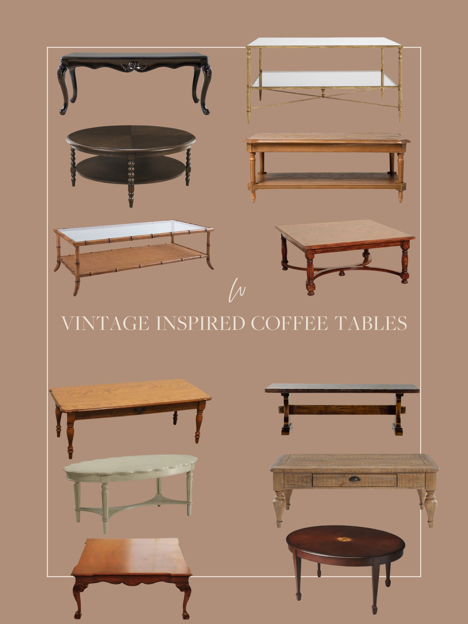 Vintage inspired coffee tables for every price point!

#LTKSeasonal #LTKBacktoSchool #LTKHome