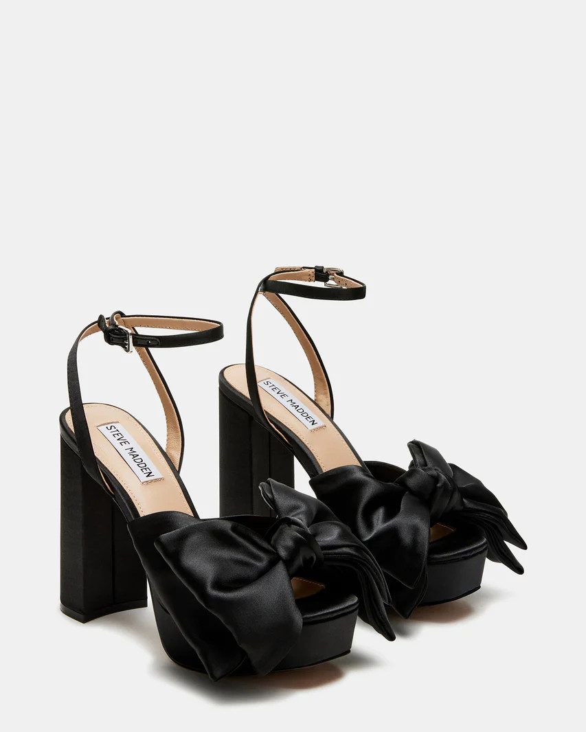 Lively Black Satin | Steve Madden (US)