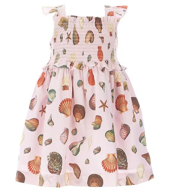 x Jennifer Sumko Little Girl 2T-6X Smocked Cap Sleeve Dress | Dillard's
