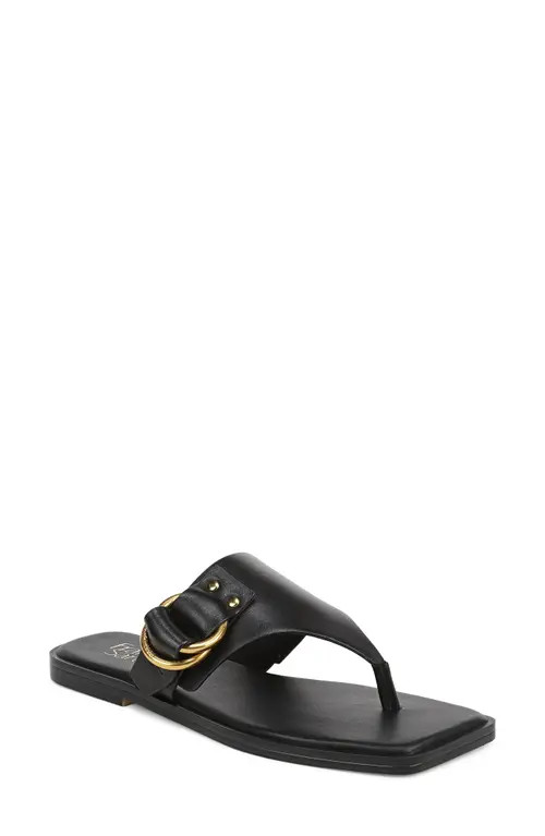 Franco Sarto Mavie Flip Flop in Black at Nordstrom, Size 8 | Nordstrom