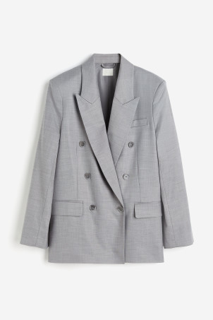 Double-breasted blazer | H&M (UK, MY, IN, SG, PH, TW, HK)