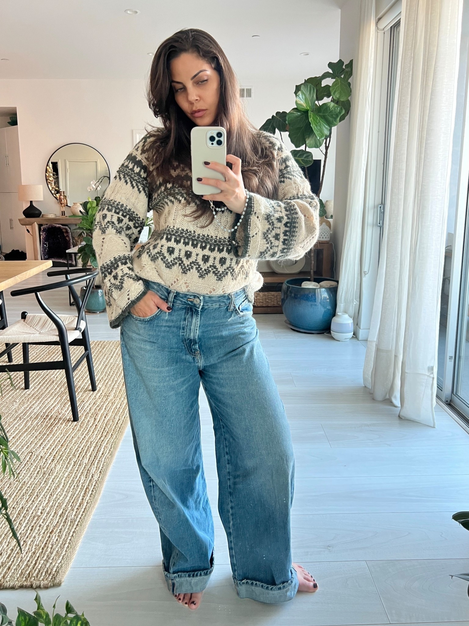 Beautiful, soft, and warm! I'll be wearing this Fairisle Crew Neck Sweater all winter.  

 #LTKgrwm #LTKmomlife #LTKFindsUnder100