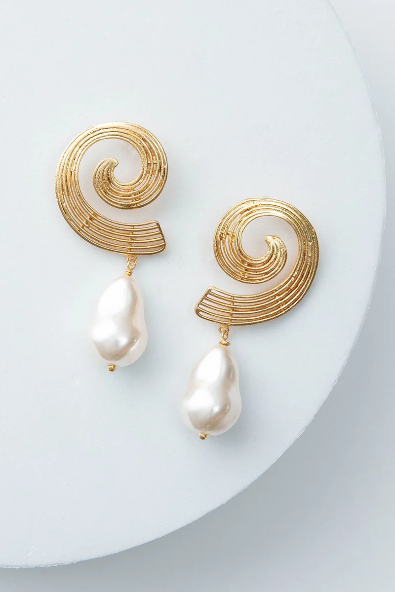 Pearl Swirl Earrings | Noonday