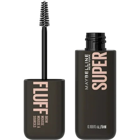 Maybelline Superfluff Volumizing Eyebrow Gel Mousse Black 0.17 fl oz | Walmart (US)