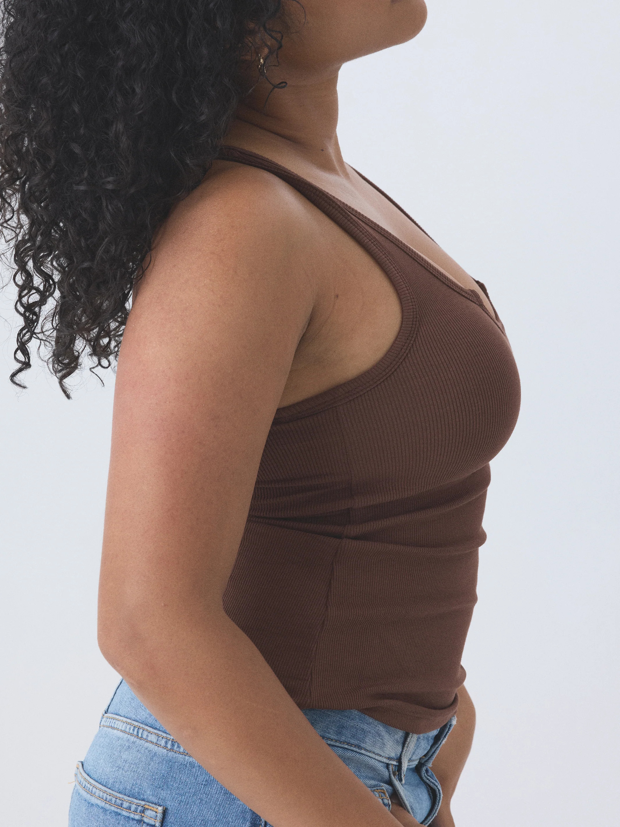 Ribbed U-Shape Tank | Klassy