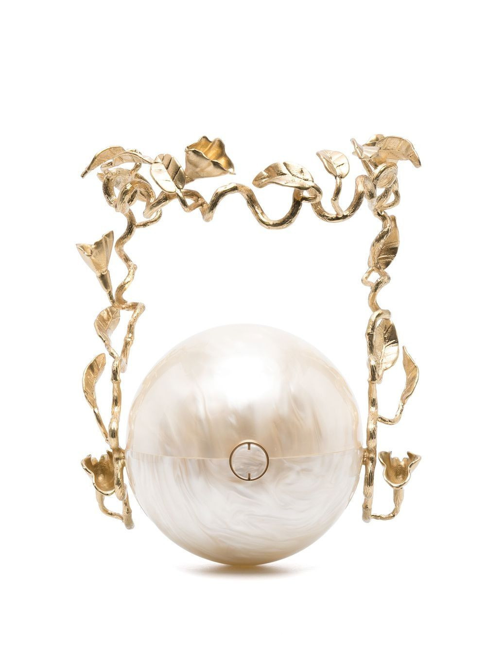 Cult Gaia baroque pearl-design clutch bag - Neutrals | Farfetch Global