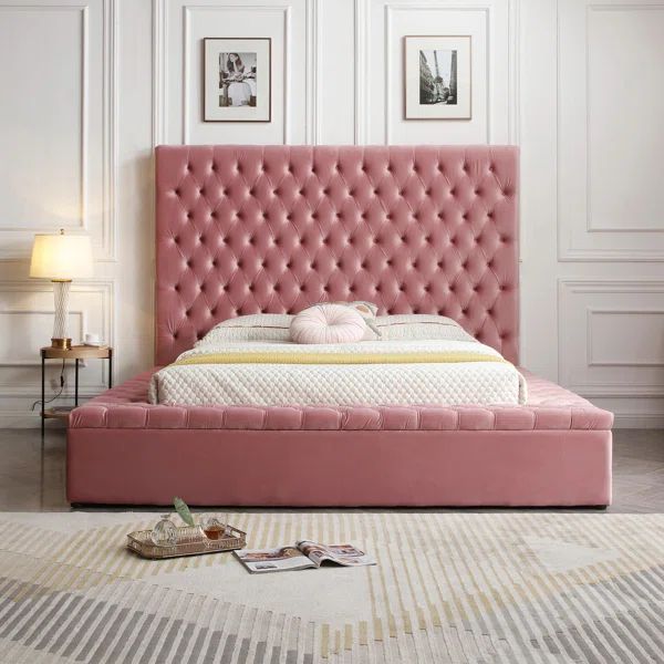 Aidelyn Queen Tufted Upholstered Storage Platform Bed | Wayfair Professional